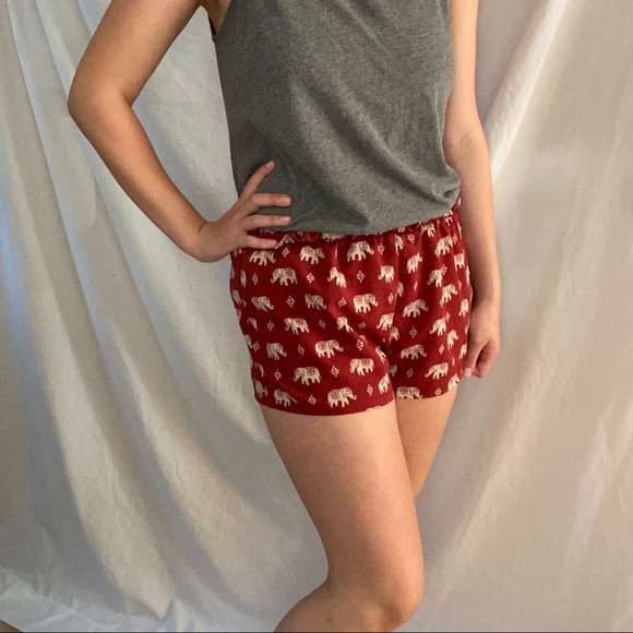 Forever 21 Red Elephant Shorts - Picture 3 of 5